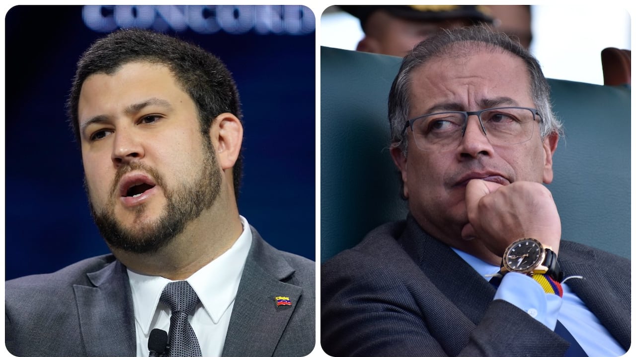 David Smolansky y Gustavo Petro.