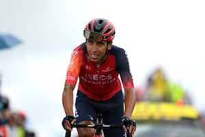Egan Bernal en la séptima etapa del Critérium Dauphine.