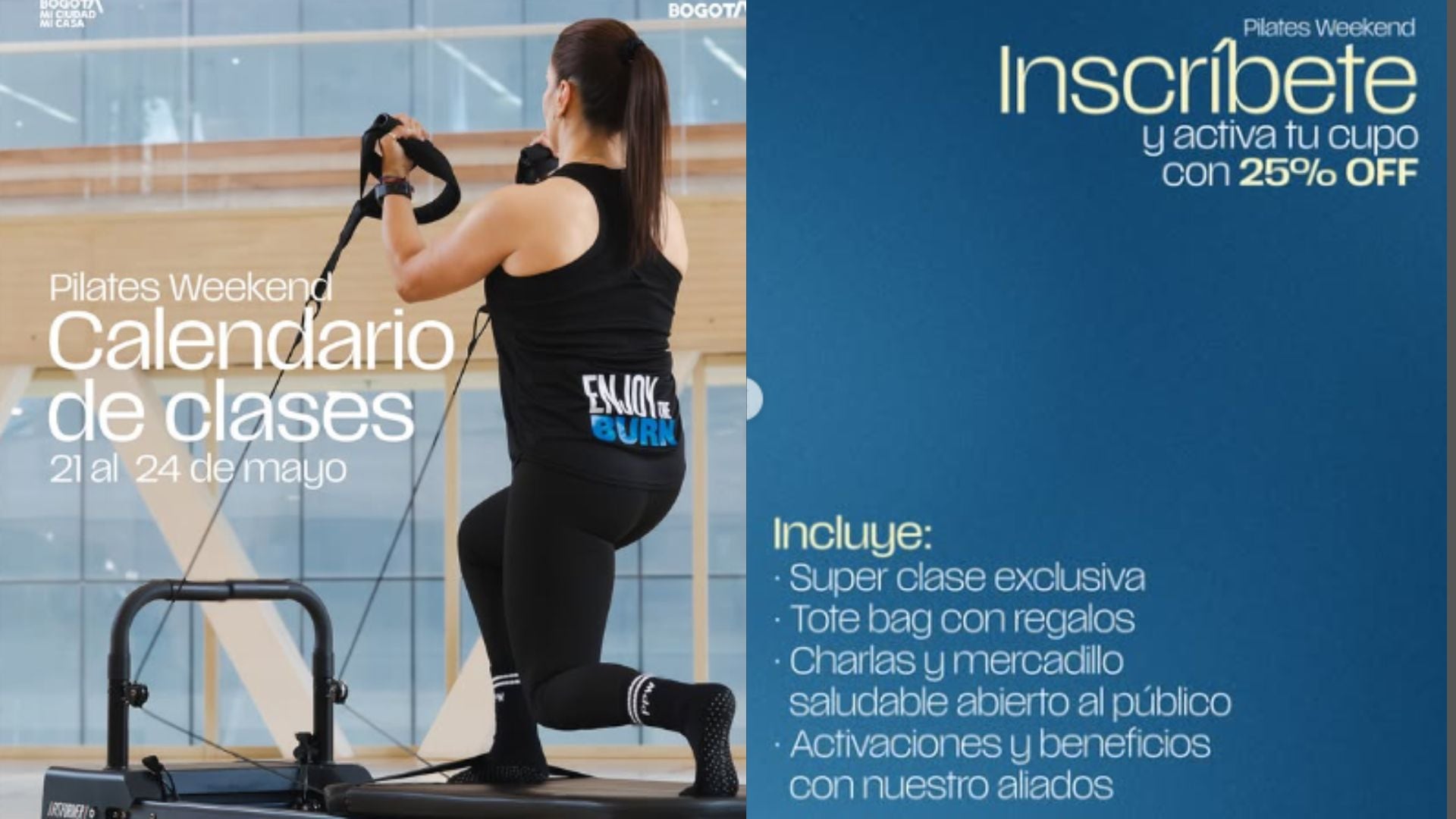 Pilates Week llega a Chapinero con clases, máquinas reformer y experiencias de bienestar en el CEFE.