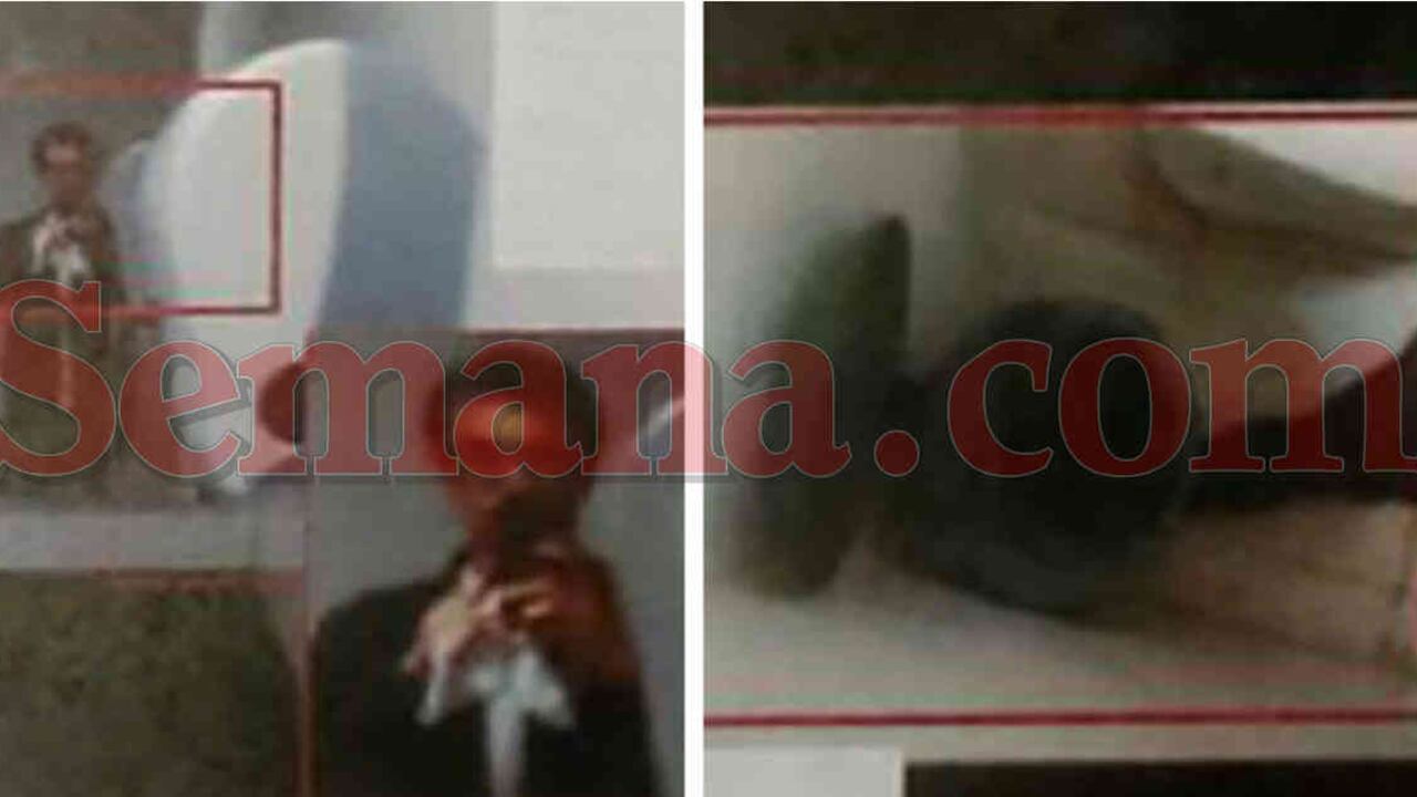 En las imágenes se observa a uno de los terroristas con una peluca y un bigote que posteriormente se pone. En otros videos se ve a este hombre ya disfrazado grabando un video en uno de los baños del Andino. Esa imagen del terrorista disfrazado aparece en las cámaras de seguridad del centro comercial el día del atentado.