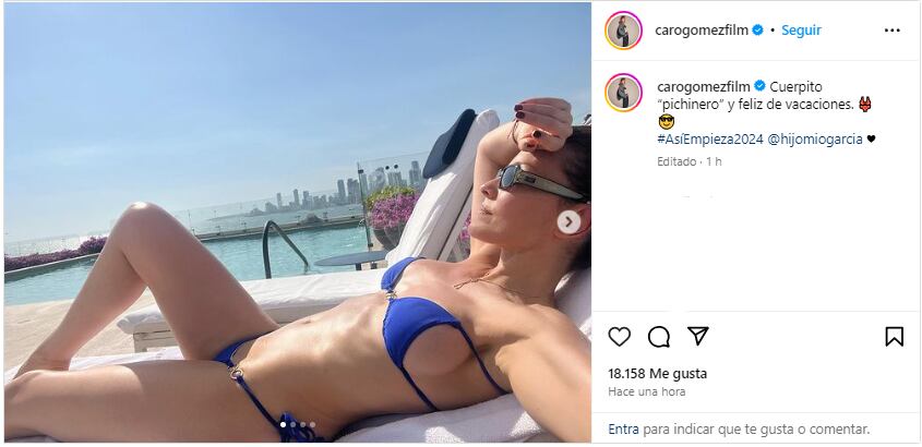 Foto: Instagram @carogomezfilm