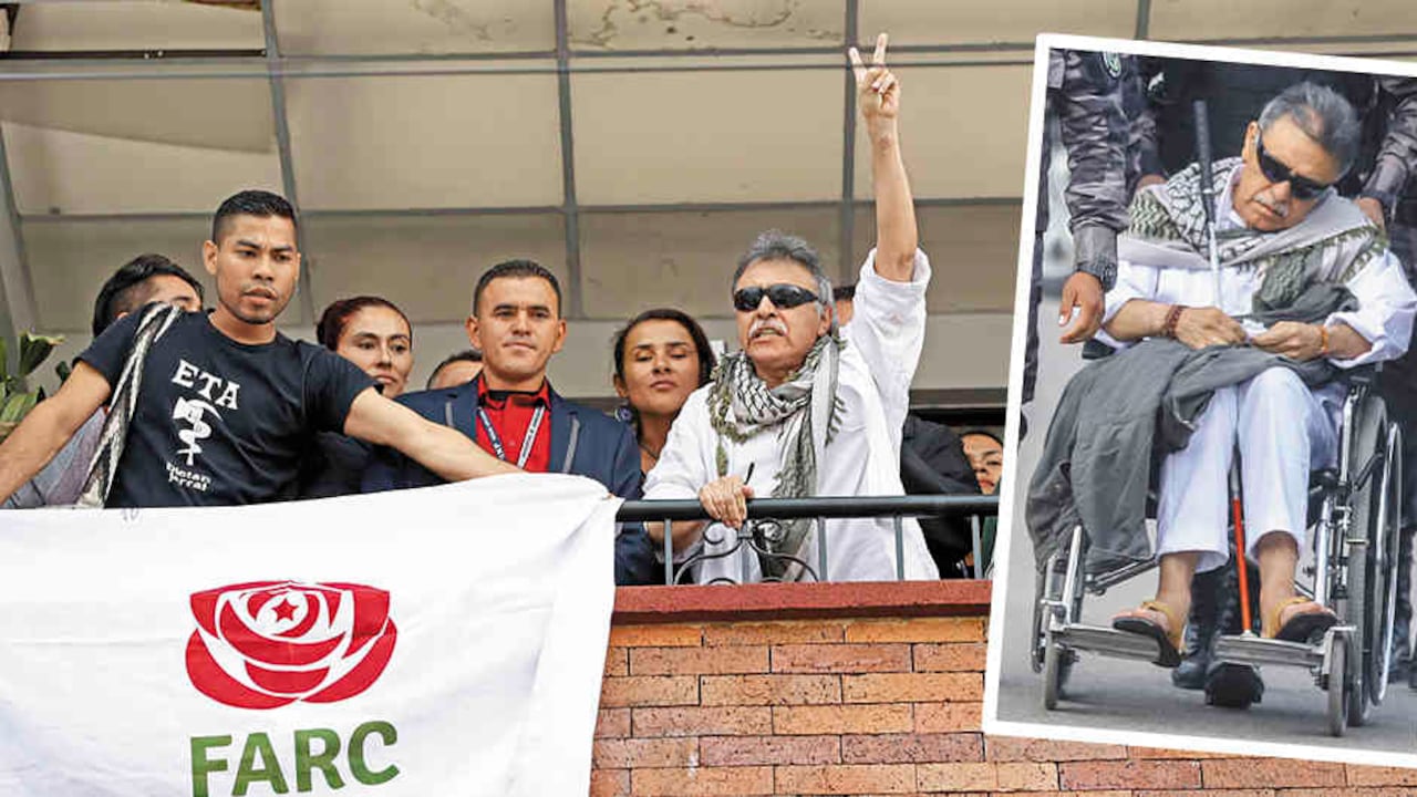 Jesús Santrich pasó de estar postrado en una silla de ruedas después de cortarse las venas a la libertad y a su inminente posesión como legislador. Ocupará una curul en la Cámara de Representantes.