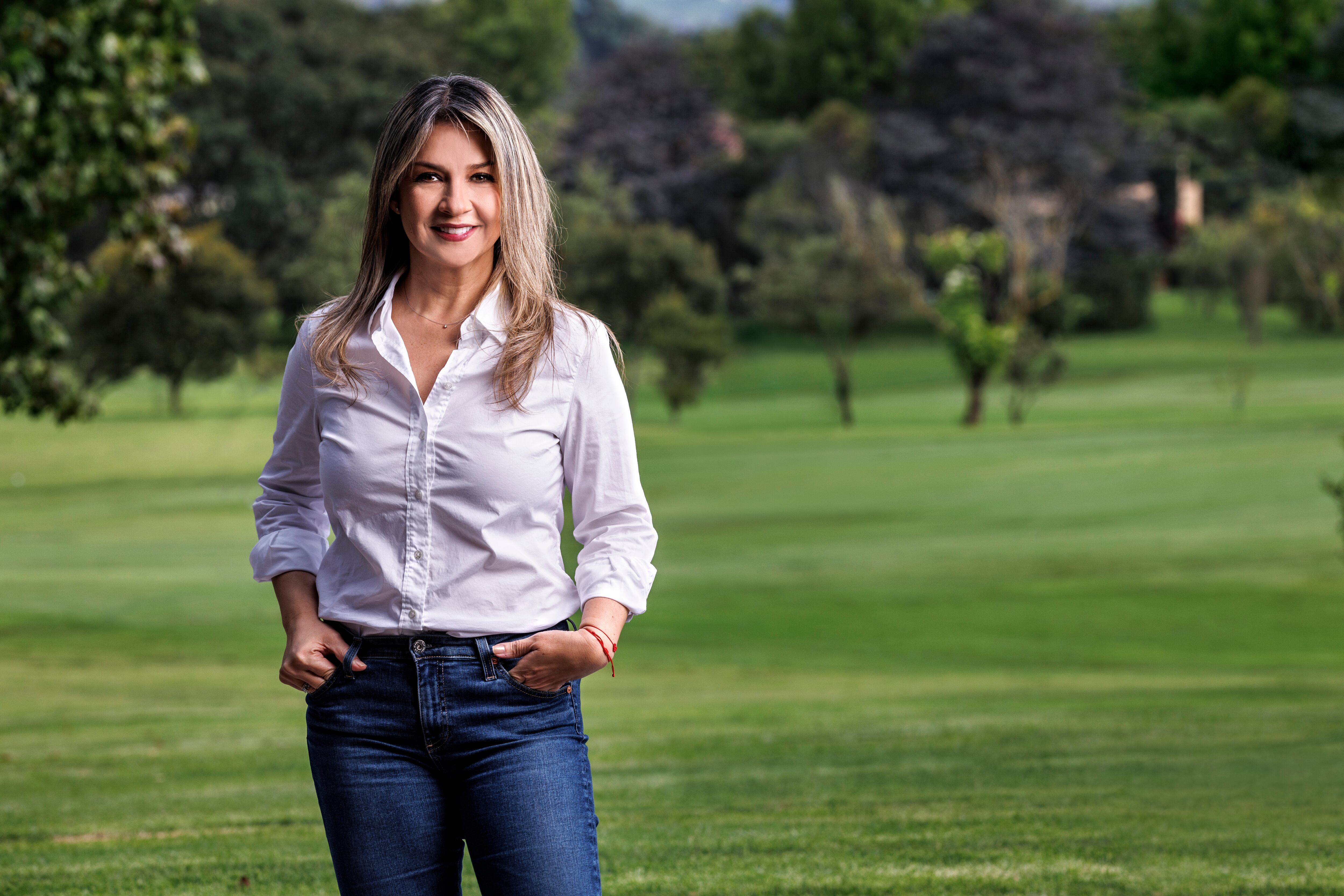 Vicky Dávila, precandidata presidencial.