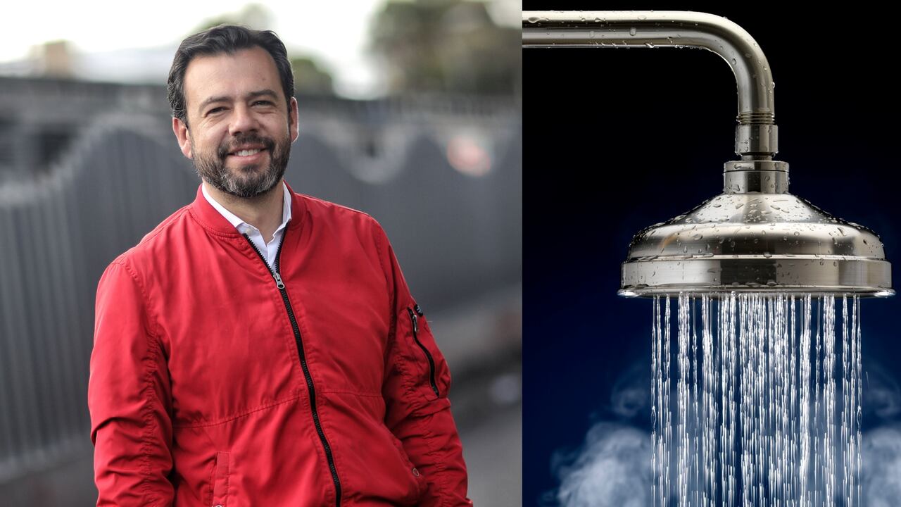 Carlos Fernando Galán sugirió bañarse en pareja para ahorrar agua.