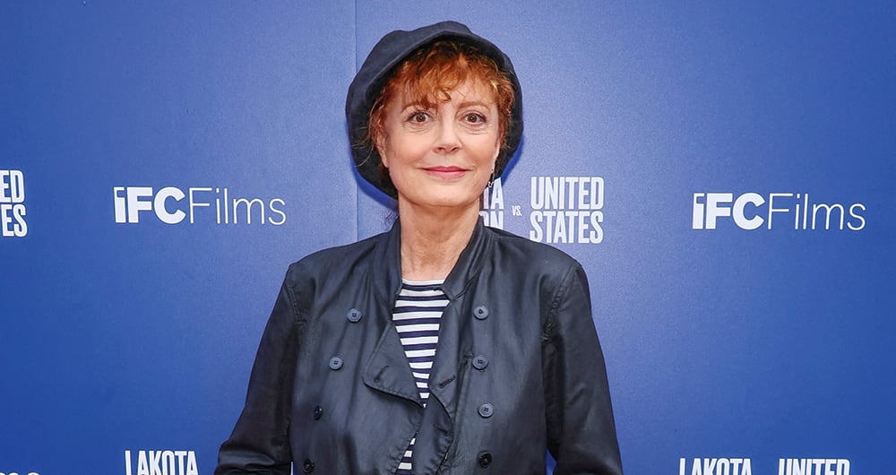 La reconocida actriz de Hollywood Susan Sarandon 