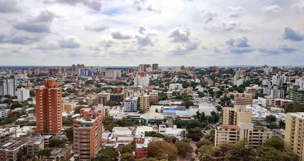 Imagen panorámica de Barranquilla.