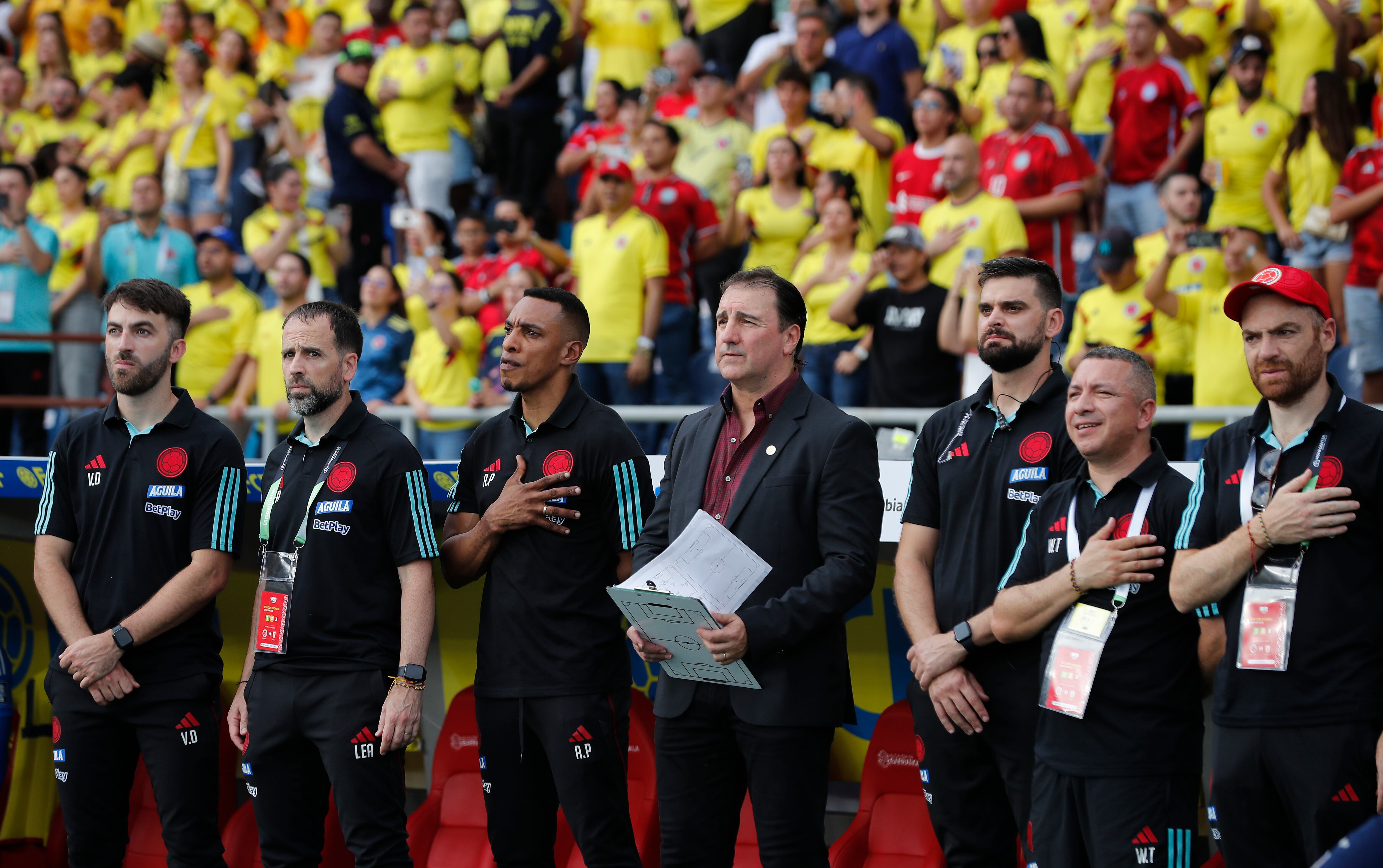 Néstor Lorenzo  Director Técnico de la Selección Colombia
Colombia vs Uruguay  empate 2-2 
Eliminatorias al Mundial 2026
Barranquilla estadio Metropolitano
Octubre 12 del 2023
Foto Guillermo Torres Reina / Semana