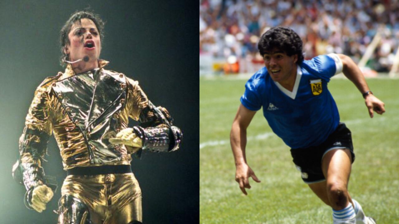 Michael Jackson, Maradona
