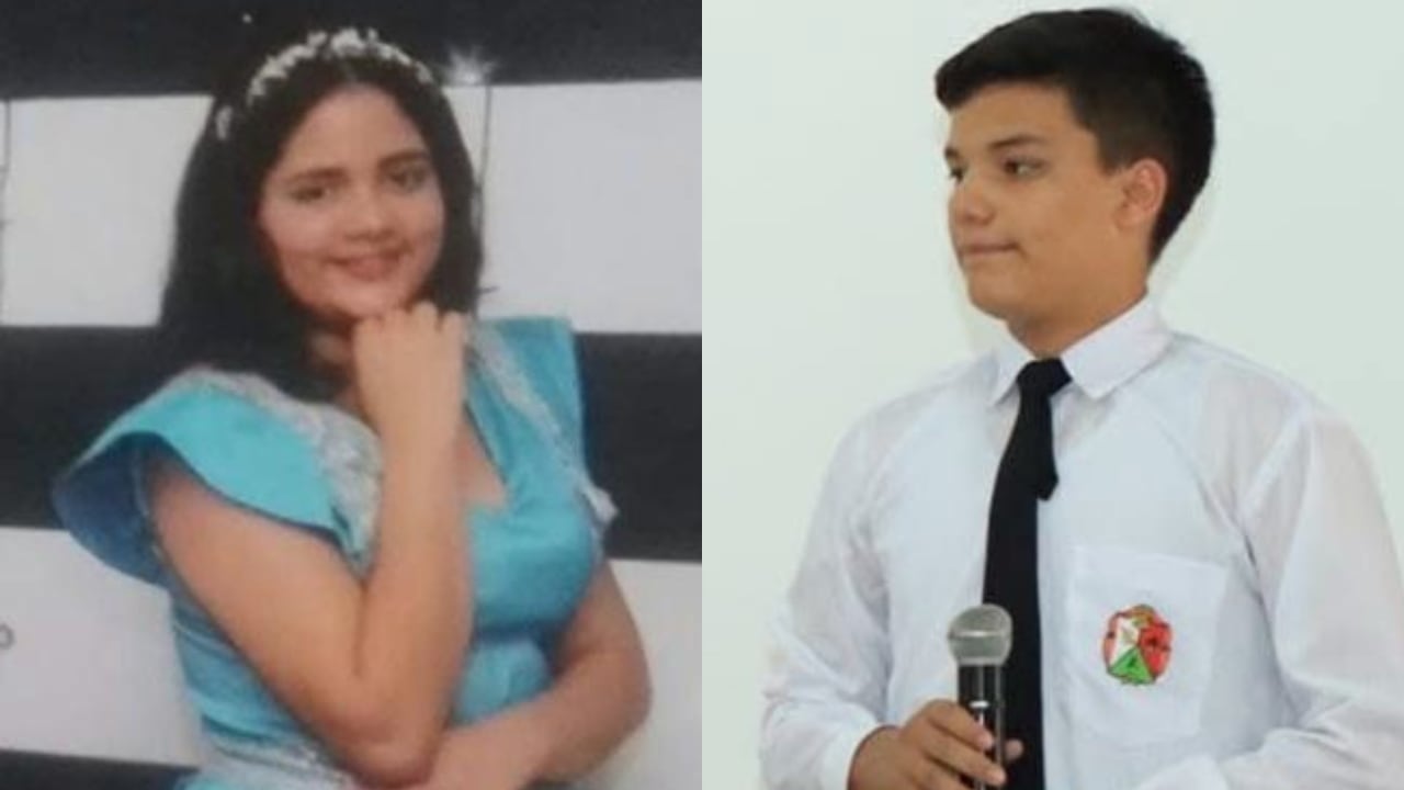 Los hermanos que murieron tras el atentado en La Plata, Huila.