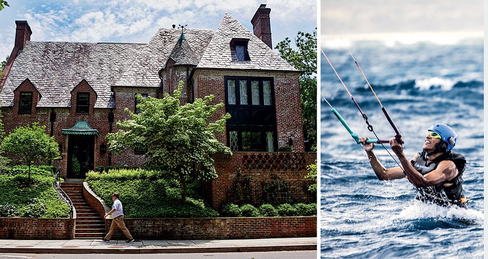 La familia Obama vive en una mansión de 8 millones de dólares en la mejor zona de Washington, y se rodea de millonarios y celebridades. Barack incluso ha ido a surfear con Richard Branson.