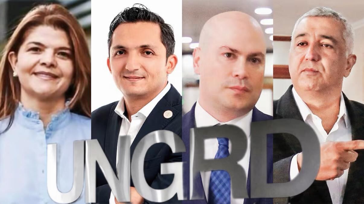 Congresistas Liliana Esther Bitar Castilla, Juan Pablo Gallo Maya, Julián Peinado Ramírez y el excongresista Juan Diego Muñoz Cabrera.