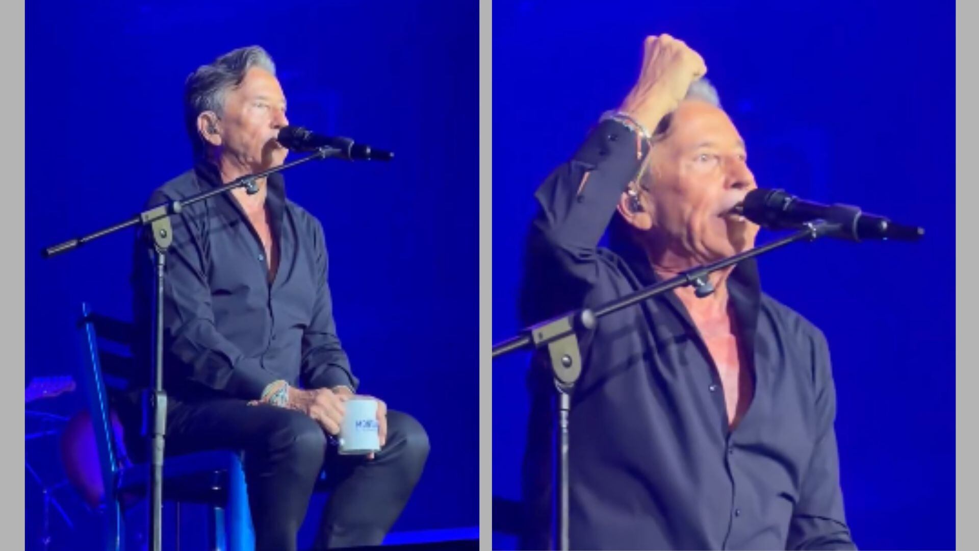 Ricardo Montaner hizo una emotiva petición a Dios durante su concierto y se refirió al papel de Colombia frente al futuro de Venezuela.