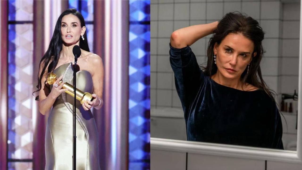Demi Moore se consagró como la Mejor Actriz en un Musical o Comedia en la 82ª edición de los Globos de Oro.