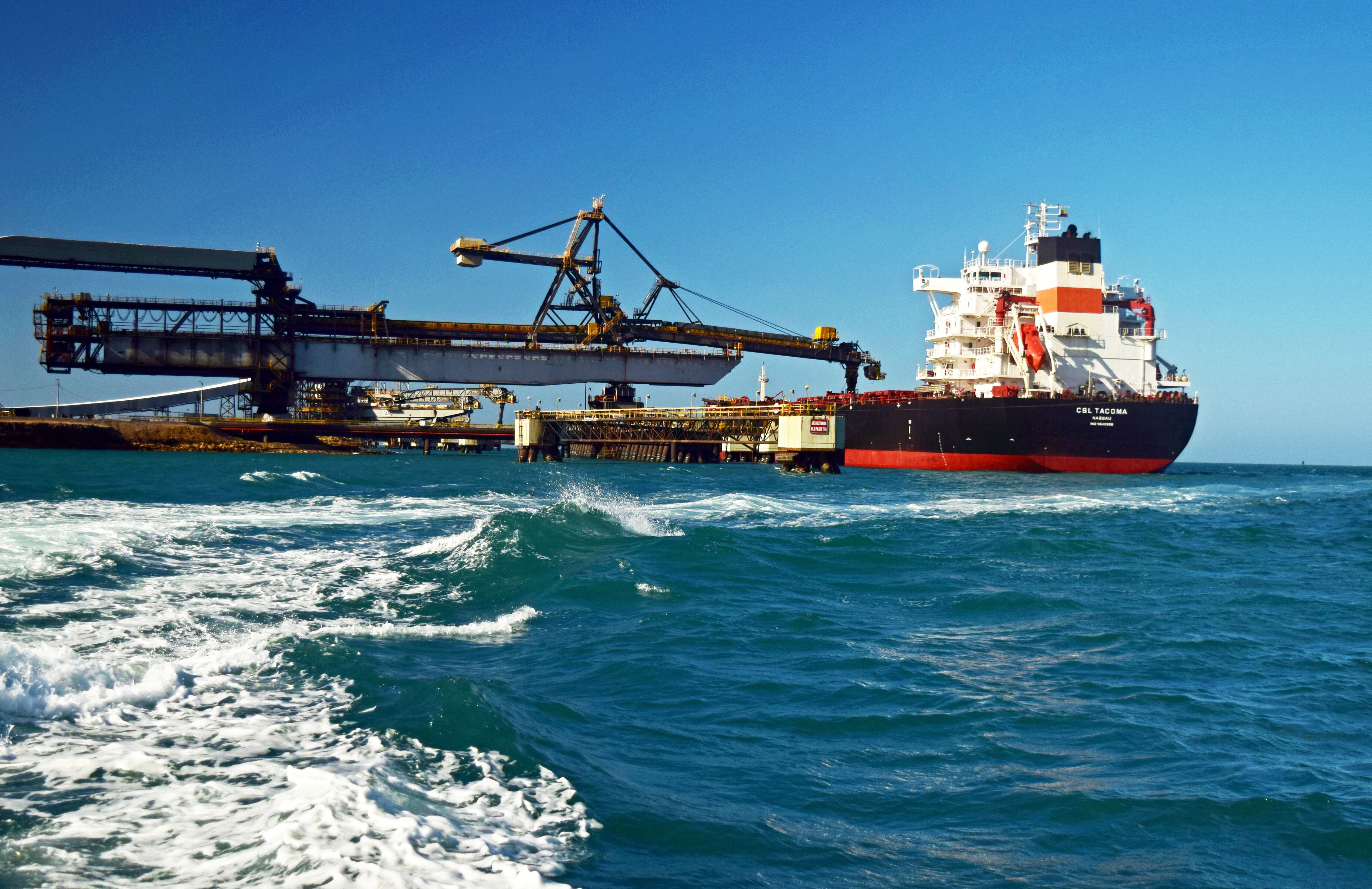 Puerto Bolívar, en La Guajira.