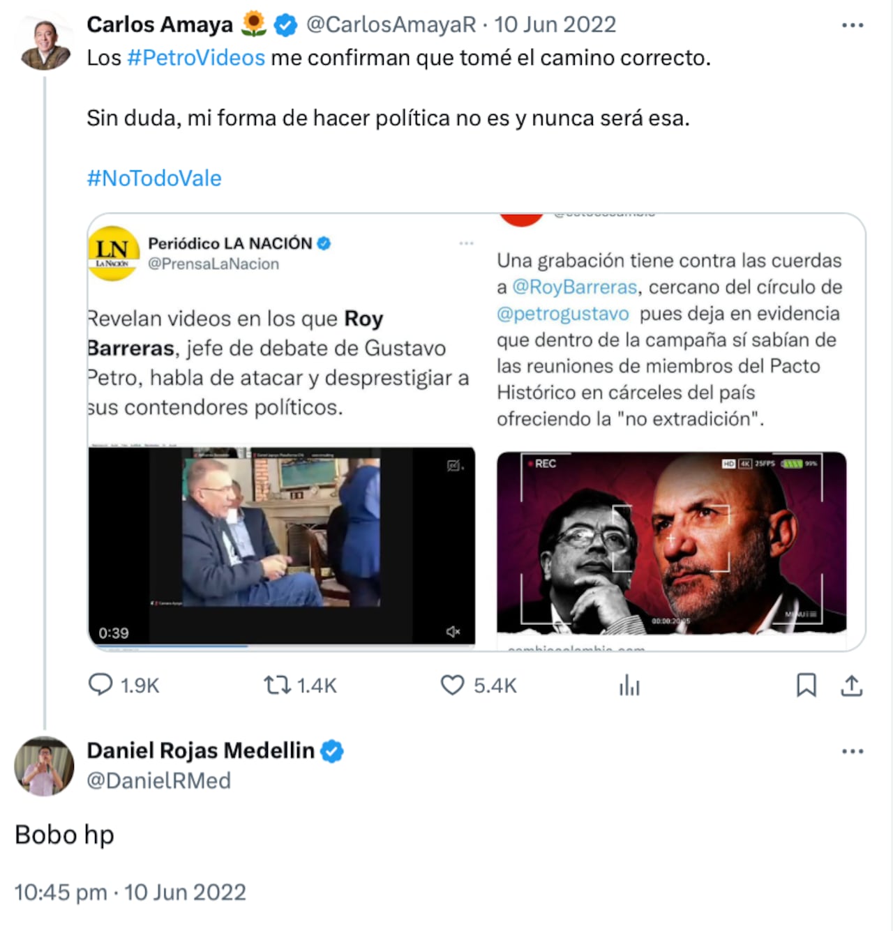 Trino de Daniel Rojas.