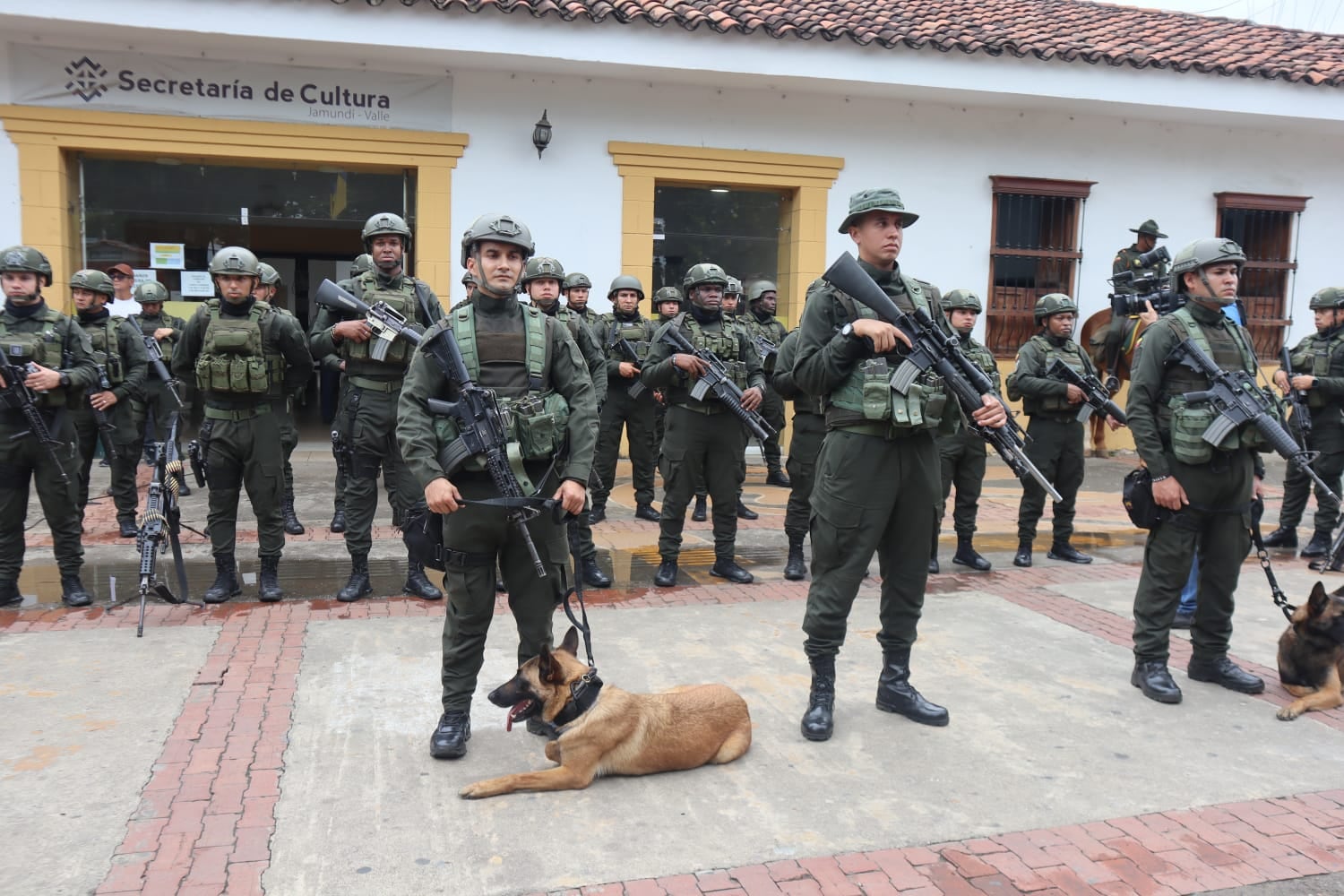 En la zona rural de Jamundí, especialmente en los corregimientos de Potrerito, Robles y Timba, hace presencia la disidencia de las Farc Jaime Martínez. Inclusive, el año pasado instalaron un carro bomba en Potrerito.