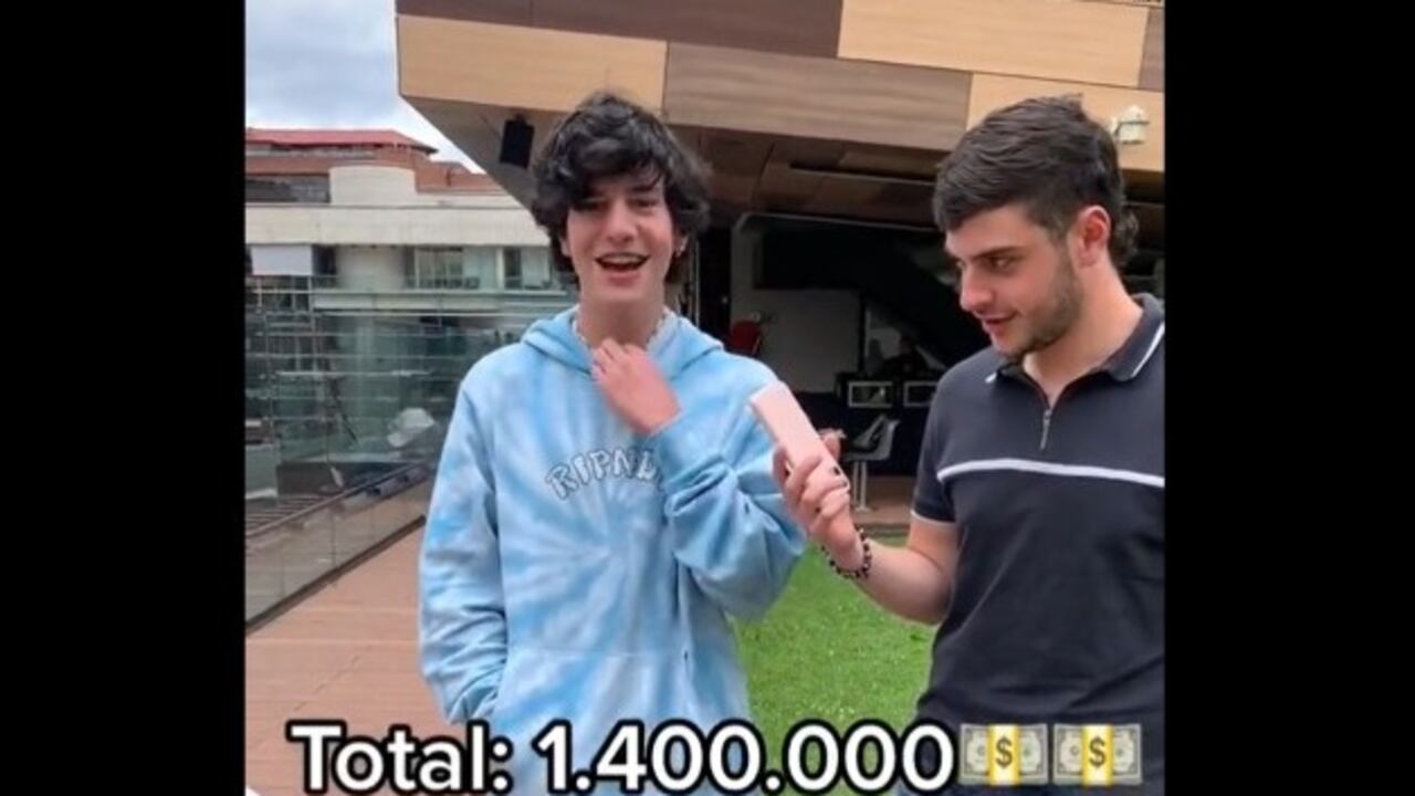 Los estudiantes Javeriana en el video decían el valor de su ropa.