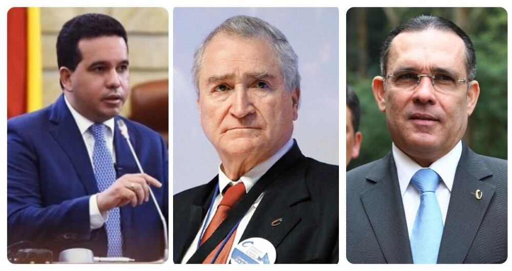 Carlos Trujillo, Omar Yepes y Efraín Tovar.