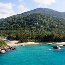 Playa Cabo San Juan en el Parque Nacional Natural Tayrona.