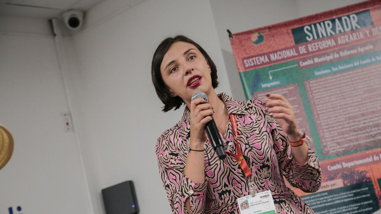 Ministra de Agricultura, Martha Carvajalino.