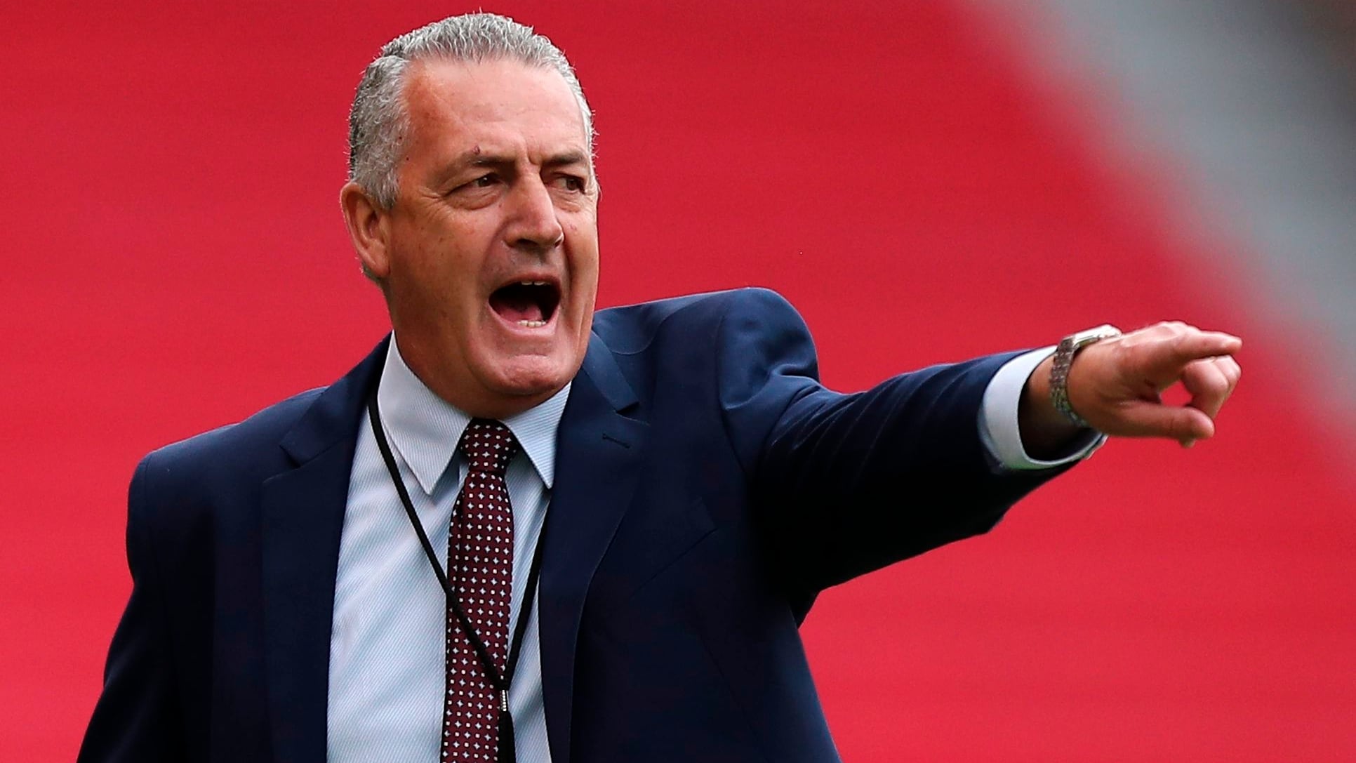 Gustavo Alfaro, técnico de Costa Rica.