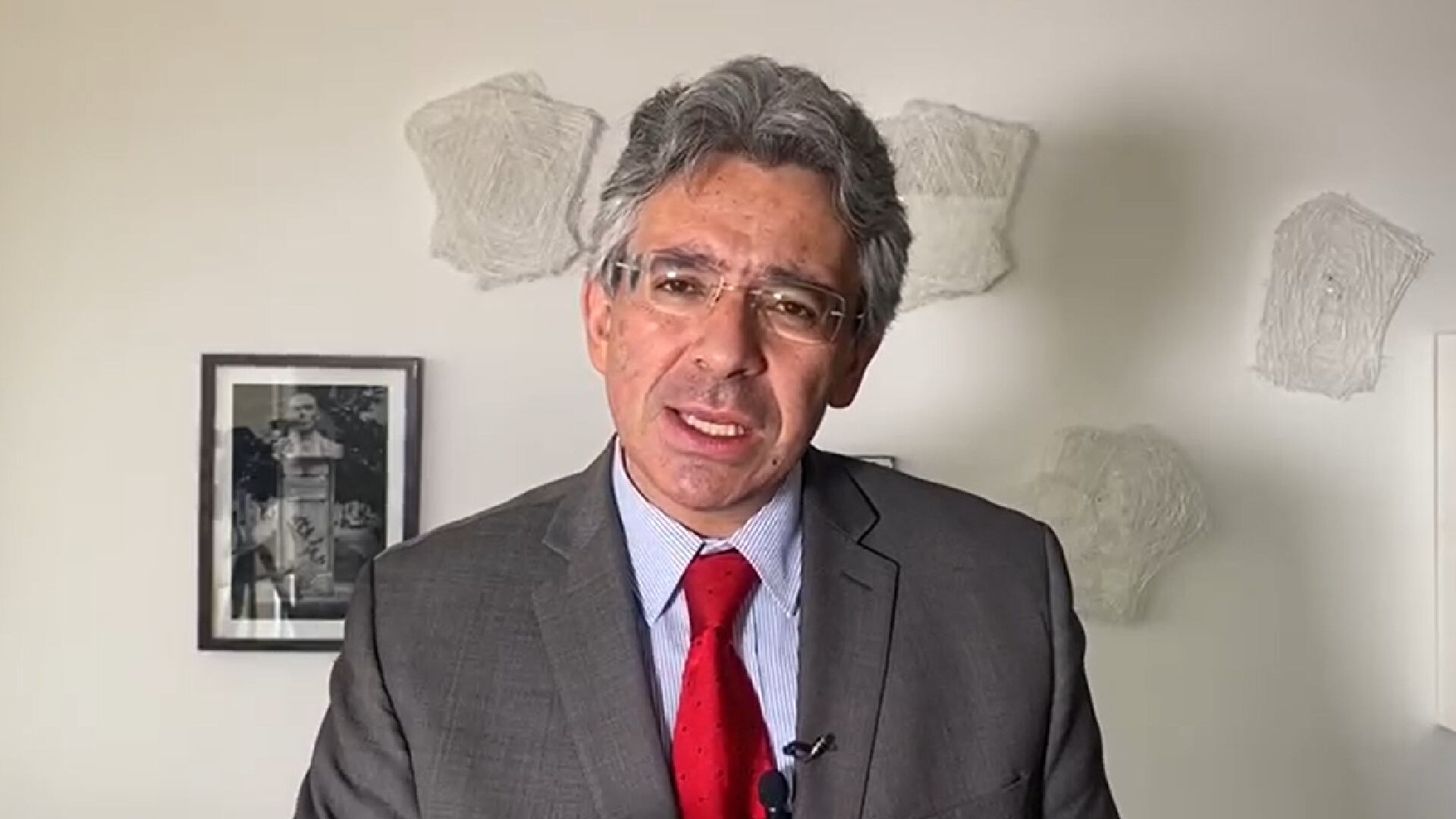 Enrique Gómez Candidato presidencial del Movimiento Salvación Nacional Foto: Prensa Enrique Gómez