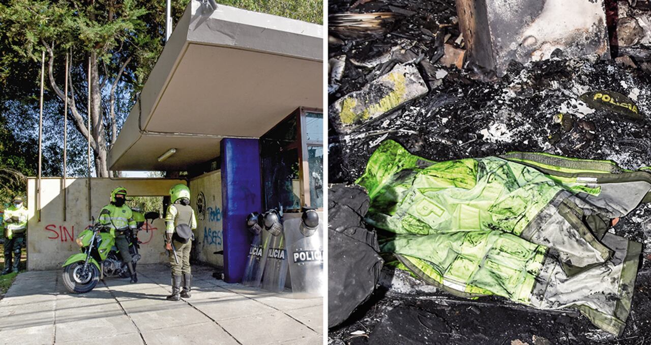 El 29 de abril, en el denominado sector de Puerto Resistencia, en Cali, fue vandalizado el CAI de Villa del Sur. Ahí arremetieron contra la patrullera.