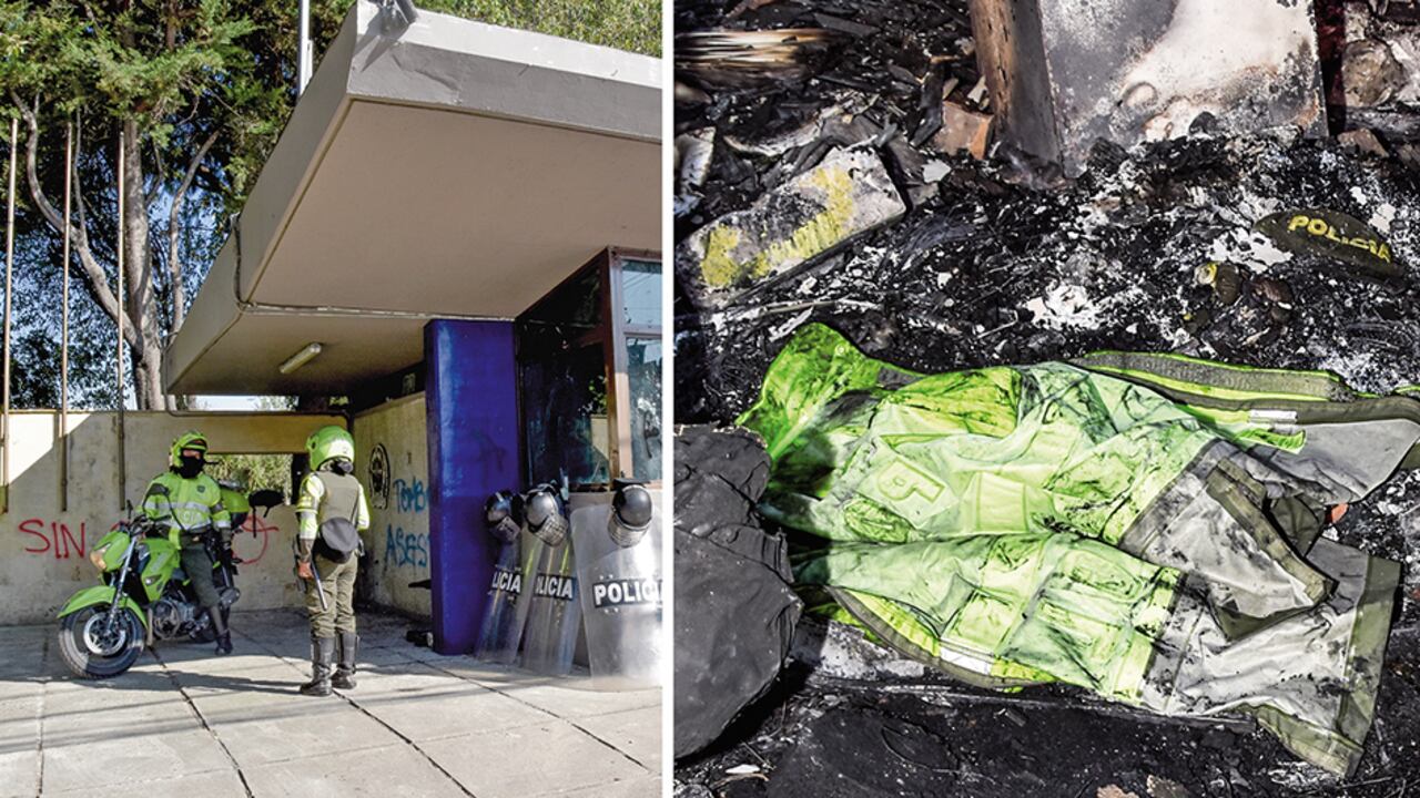 El 29 de abril, en el denominado sector de Puerto Resistencia, en Cali, fue vandalizado el CAI de Villa del Sur. Ahí arremetieron contra la patrullera.