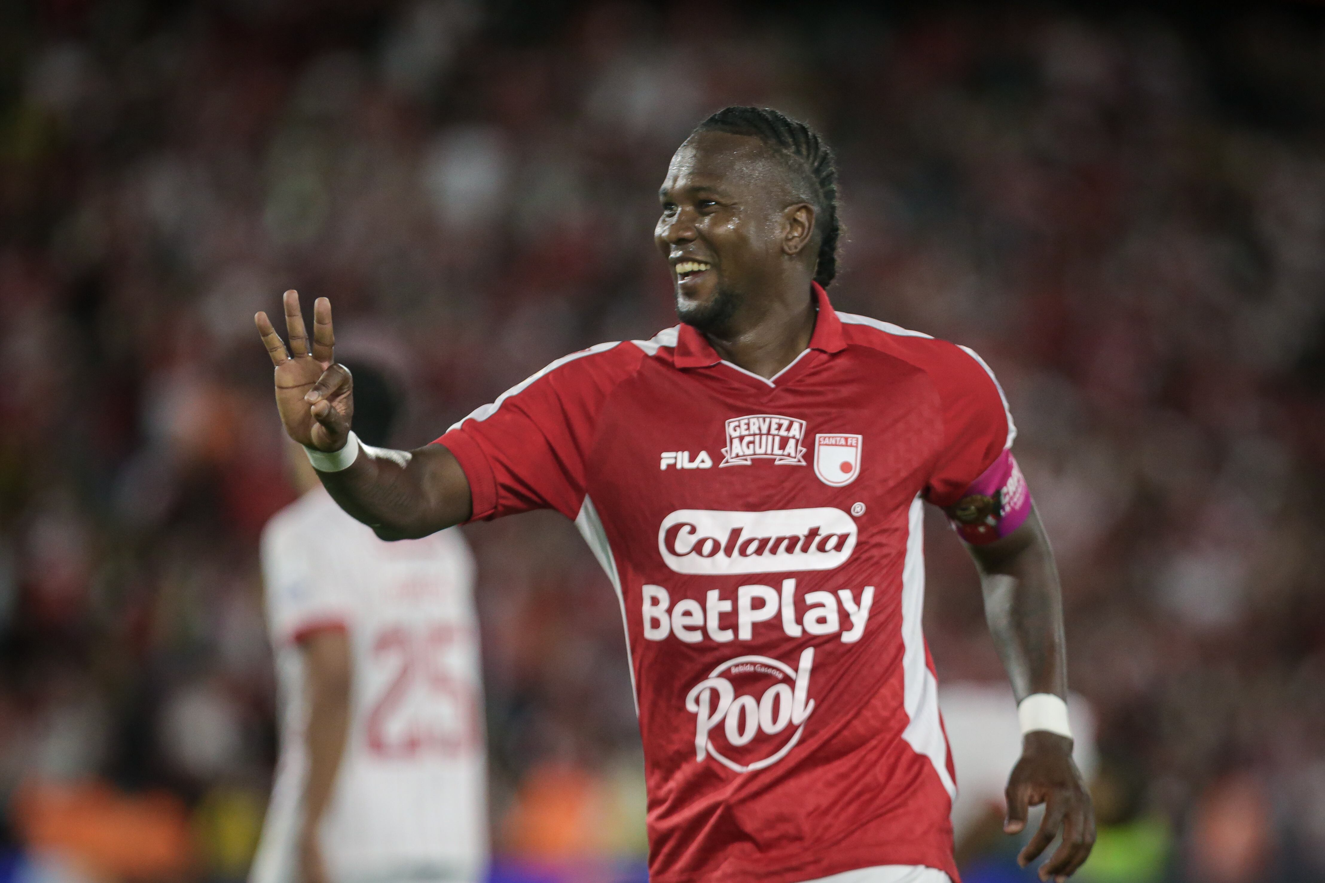 Bogotá. Mayo 12 de 2026. Independiente Santa Fe enfrenta a América de Cali, por encuentro válido de la Liga BetPlay I 2026 en el partido de vuelta por cuartos de final, en el Estadio Nemesio Camacho El Campín.(Colprensa - Cristian Bayona).
