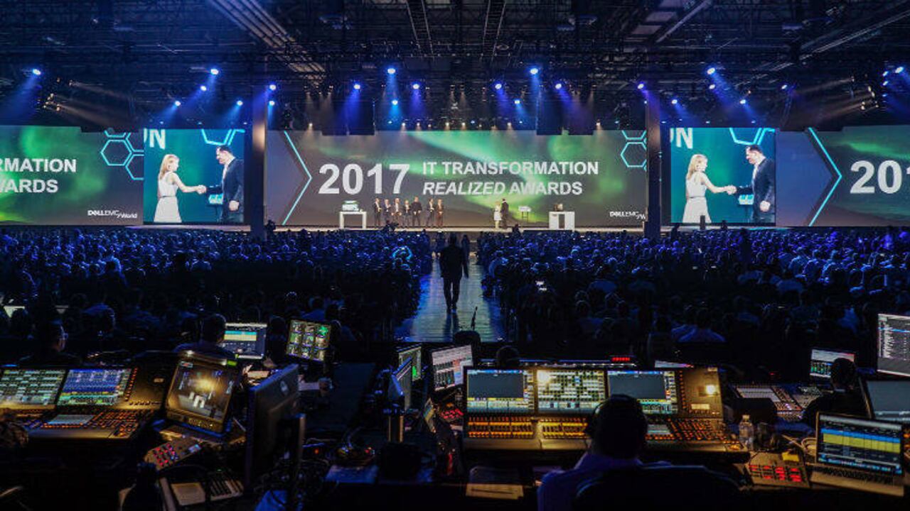 Foto: Dell EMC World premiación IT Transformation Realized en la ciudad de Las Vegas (EE.UU).