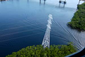 Línea de transmisión entre las subestaciones Baixada Santista y Vicente de Carvalho.