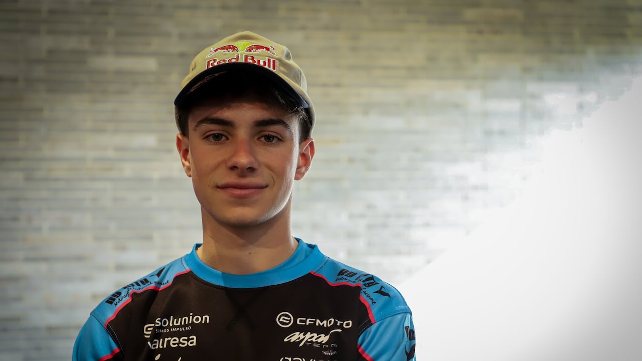 David Alonso logró consagrarse campeón de Moto3 en el 2024.