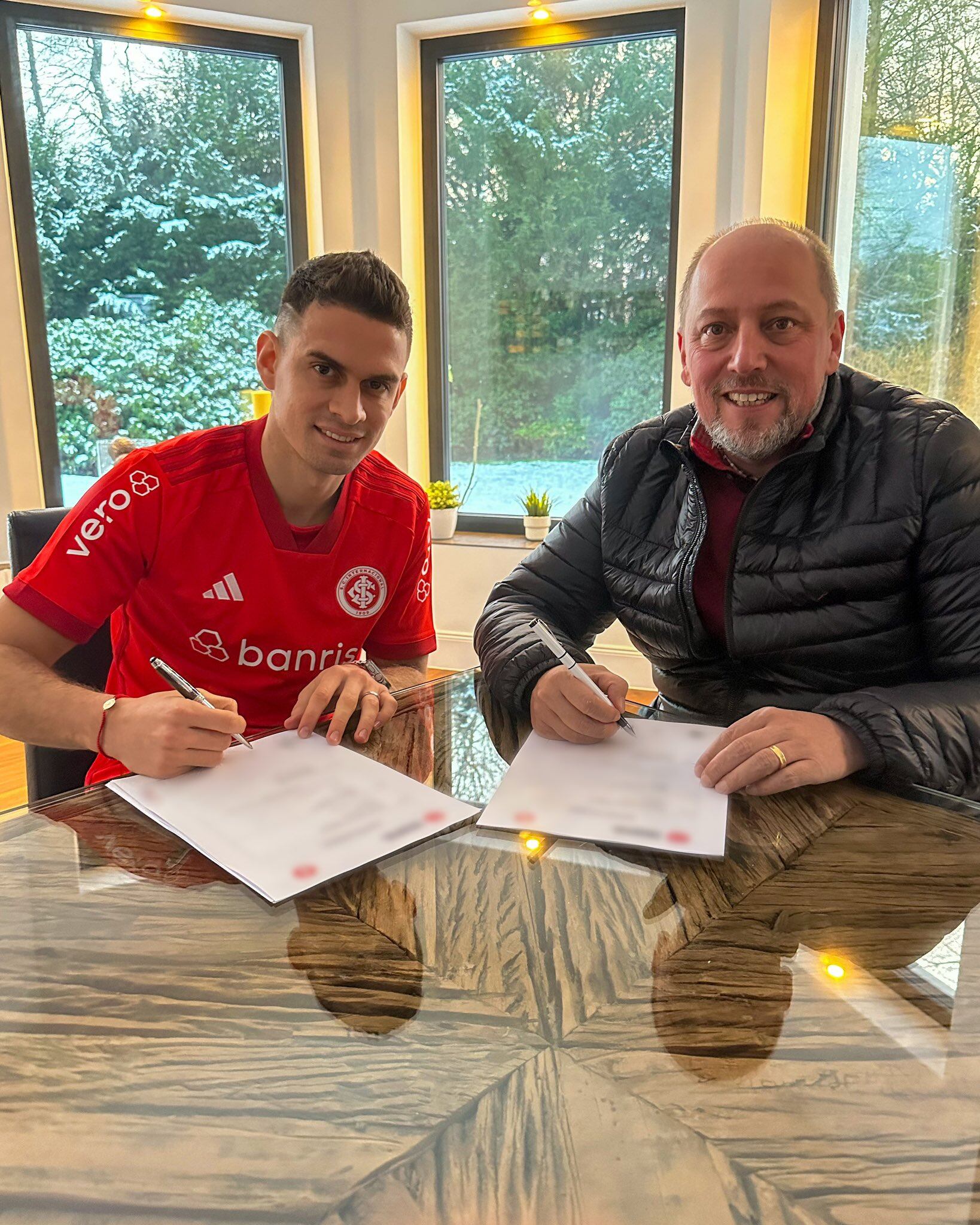 Rafael Santos Borré, delantero del Inter de Porto Alegre