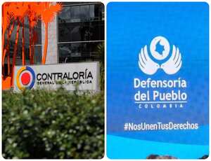 Imágenes referencia Contraloría General de la República y la Defensoría del Pueblo.