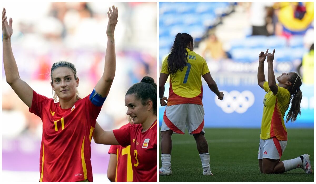 España y Colombia chocan por los cuartos de final de los Juegos Olímpicos.