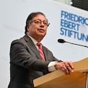 Presidente Gustavo Petro durante la Conferencia Magistral que dictó este jueves en la Fundación Friedrich Ebert Stiftung, en Berlín, Alemania.
Fotografía: Cristian Garavito – Presidencia