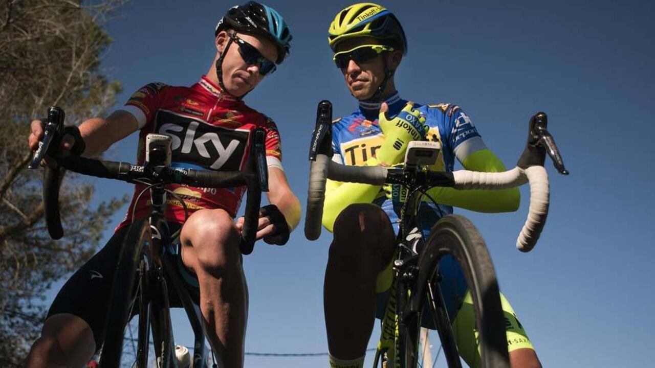 Chris Froome y Alberto Contador
