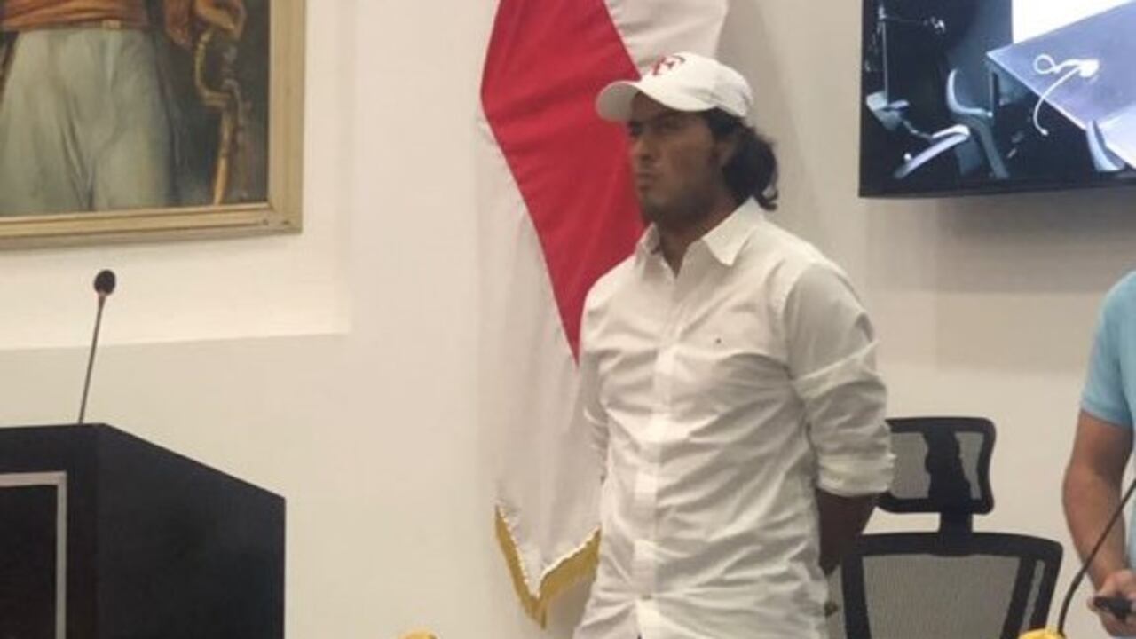 Nicolás Petro en la Asamblea del Atlántico.