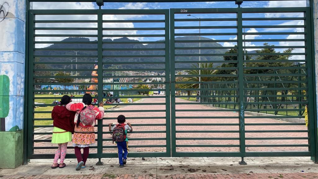 En el parque Tercer Milenio se instaló el resguardo Talaga.