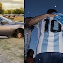 Ladrones aprovecharon la celebración del título de Argentina para robar las llantas de los carros en Buenos Aires. Captura: Instagram Olé.