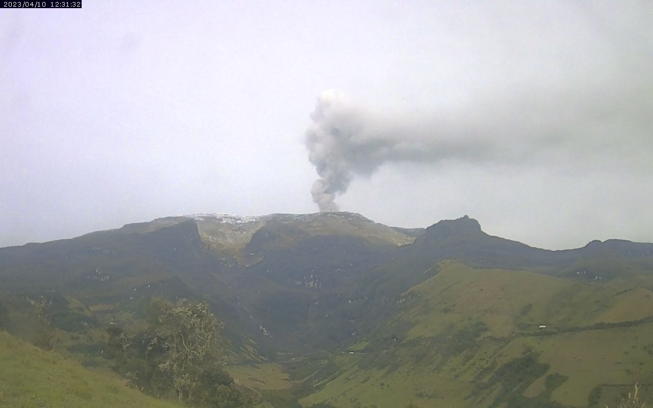 Volcán Nevado del Ruiz.