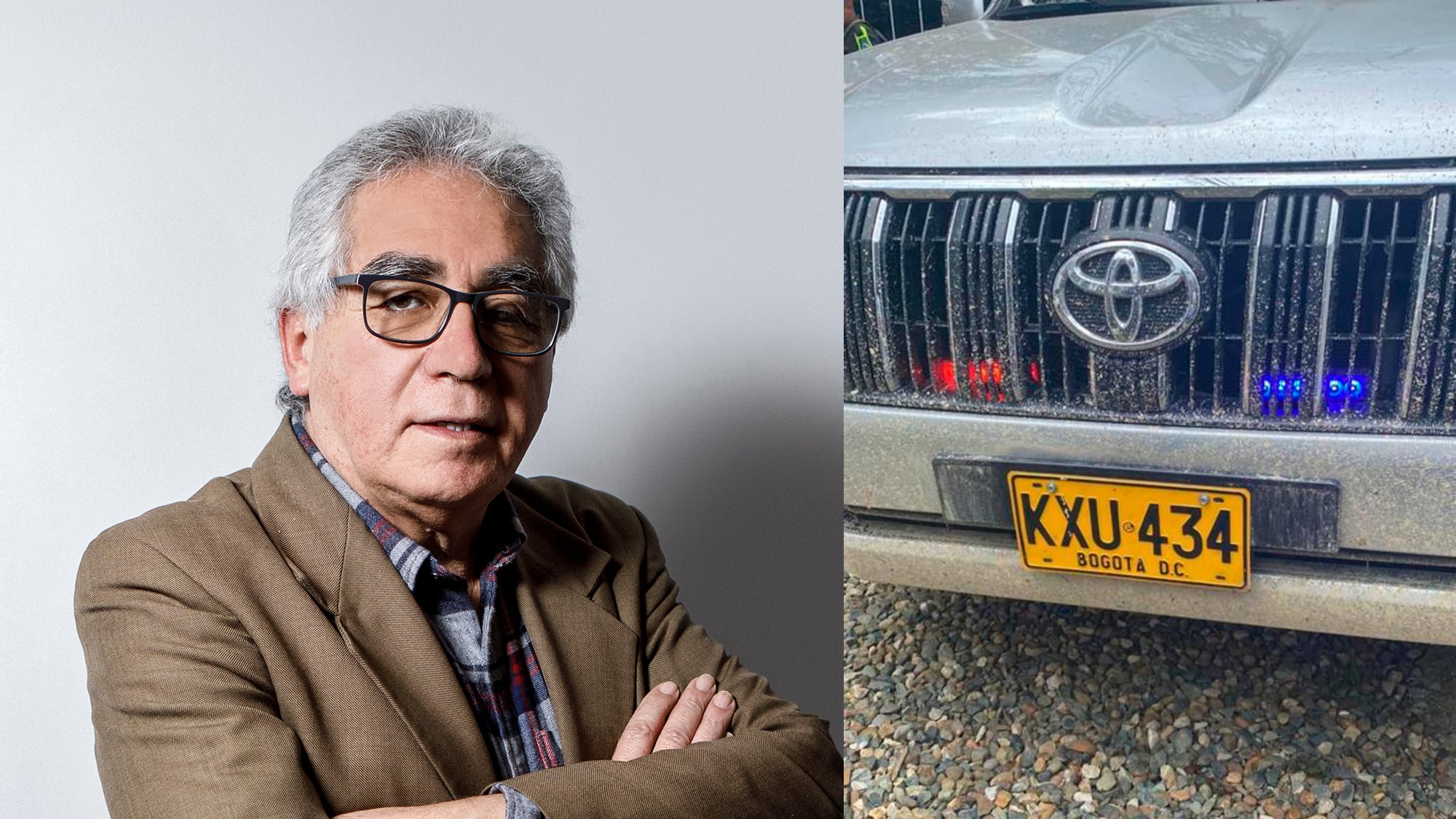 Augusto Rodríguez Placa carro