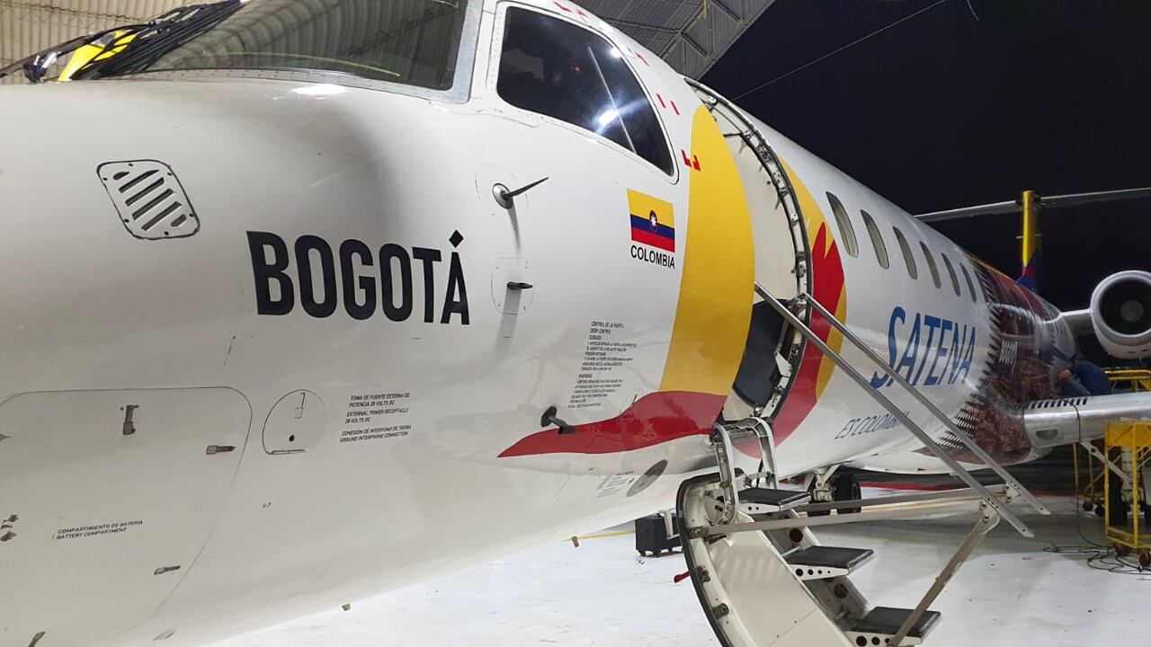 Primer vuelo de Satena de Colombia a Venezuela