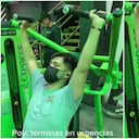 Joven grabó su primer día en el gimnasio, sin esperar que quedaría captada una lesión.