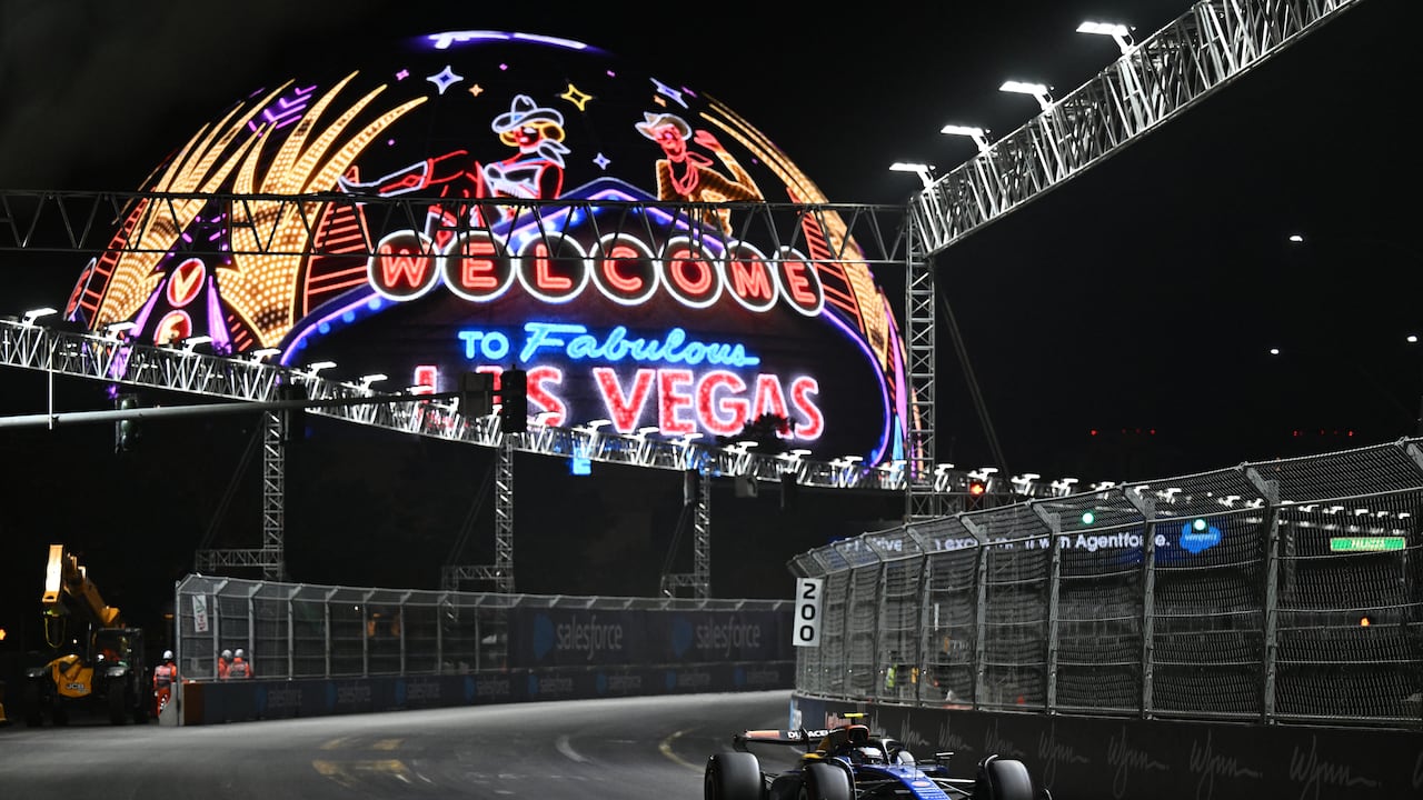 Franco Colapinto en el GP de Las Vegas