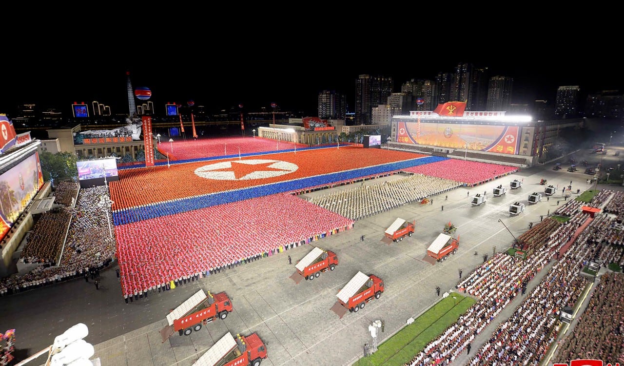 Grandes figuras hicieron las fuerzas armadas de Kim Jong-un