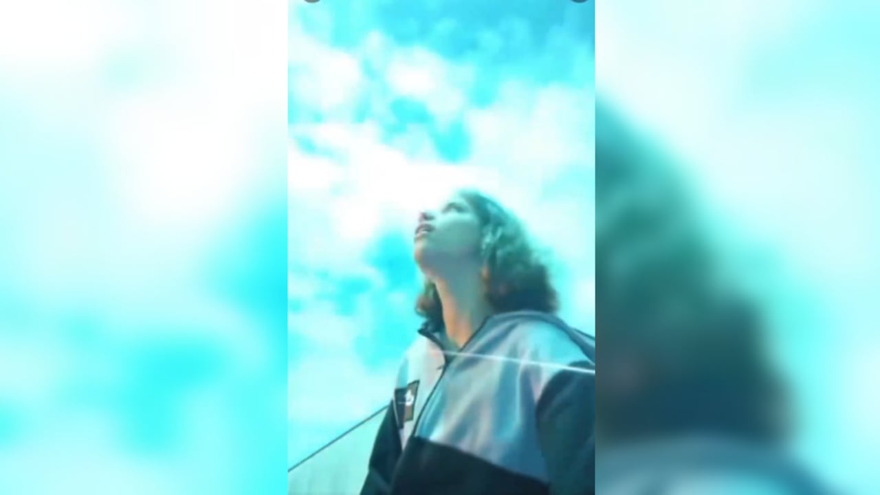 Milena Refacho, joven en Portugal, captó sin quierer el paso del superbólido