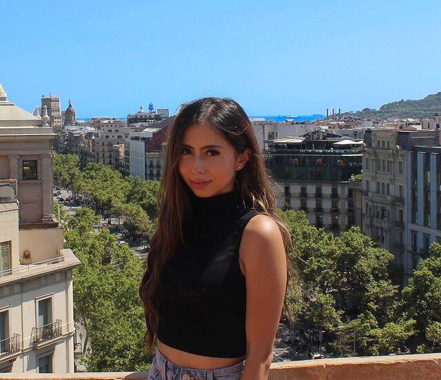 La joven ha viajado por varios países