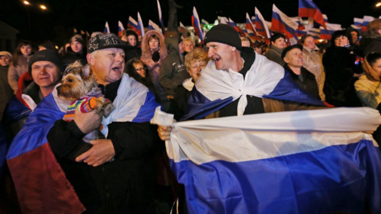 Crimea celebró su regreso a Rusia.
