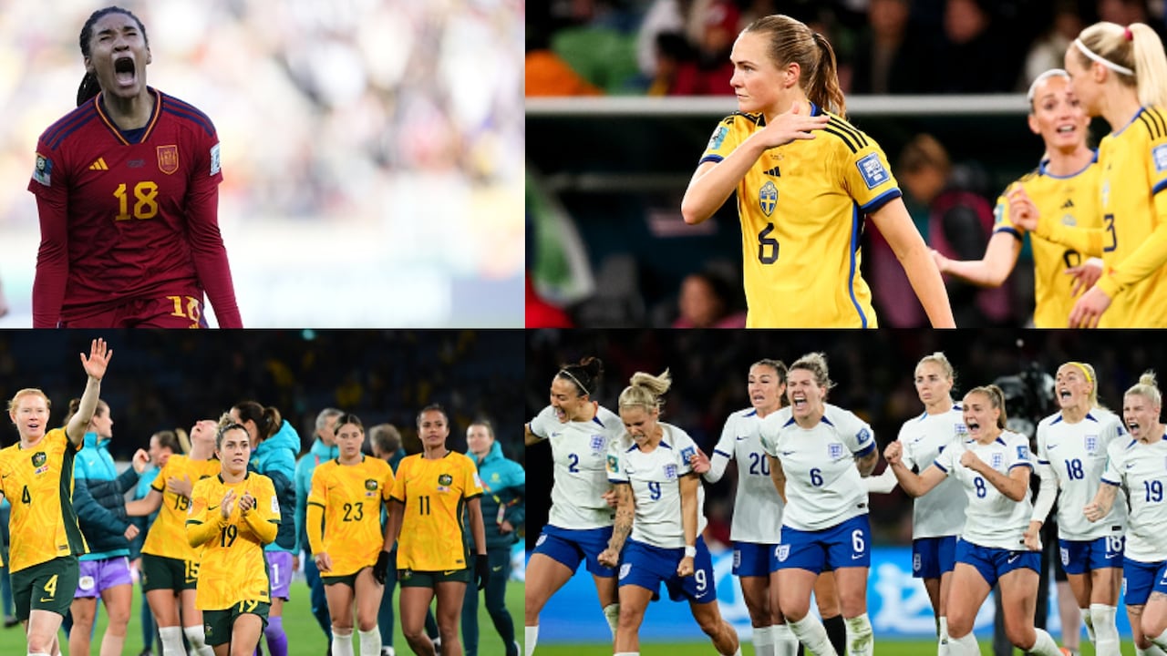 España, Suecia, Australia e Inglaterra se ubicaron como las mejores cuatro selecciones del Mundial Femenino.